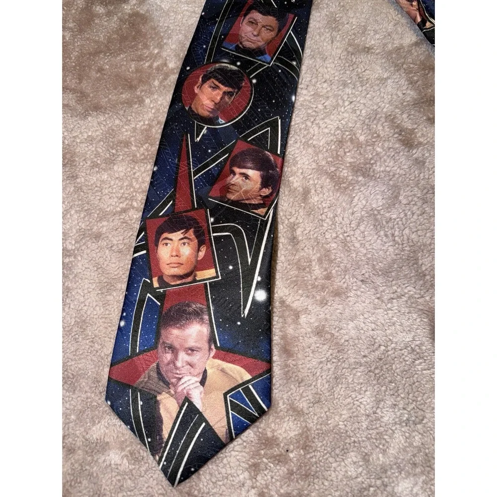 VTG 1994 Ralph Marlin Star Trek Tie Original Series Crew 57